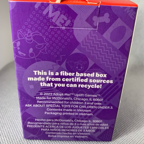 3/$10 McDonald’s Adopt Me - A Unicorn - #4 - Picture 4 of 5